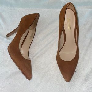 Brown Suede / leather Heels. Nine West, size 7